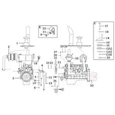 Washer 124 - Блок «Engine assembly A1-2801000546»  (номер на схеме: 16)