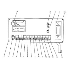 380500711 Operating Plate