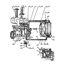 380601390 (GR180D02) Engine And Attachment