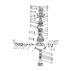 SEAL RING - Блок «380901141 (GR180D05) Turbine Box»  (номер на схеме: 55)