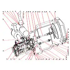 Exhaust Gas Pipe - Блок «Система двигателя»  (номер на схеме: 19)