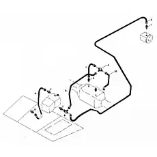 Hose - Блок «2CW375 Система гидравлических тормозов»  (номер на схеме: 6)