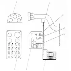 Cable tie - Блок «30021595 Кабели инструментального ящика»  (номер на схеме: 2)