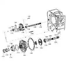 Bearing holder, pump wheel - Блок «Вход в сборе»  (номер на схеме: 100)