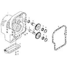 Shaft gear - Блок «Коробка передач 2»  (номер на схеме: 8)