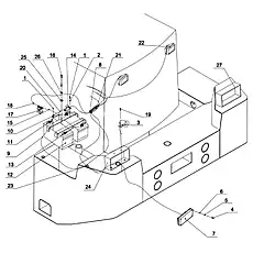 Battery assembly - Блок «Battery Wiring 1»  (номер на схеме: 12)
