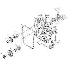 Transmission pump - Блок «Gearbox Assembly 1»  (номер на схеме: 13)