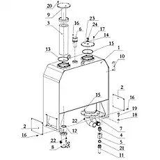 Ball valve - Блок «Hydraulic Tank Assembly»  (номер на схеме: 5)