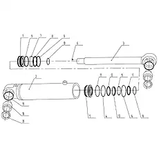 Joint bearing GE40ES - Блок «Steering Cylinder»  (номер на схеме: 18)
