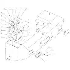Battery press plate - Блок «Battery Wiring»  (номер на схеме: 23)