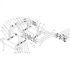 Spring washer 12 - Блок «Steering Hydraulic System»  (номер на схеме: 13)