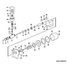 Nipple HP3.5-40-11 - Блок «Pneumatic cylinder (46455) J2240-4120006350»  (номер на схеме: 9)