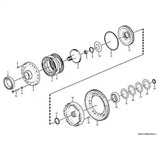 Ball bearing GB276-6204 - Блок «Задняя передача C0510-2905002424.S»  (номер на схеме: 7)
