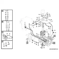Control mechanism - Блок «Система дизельного двигателя A0100-2901006787.S1B»  (номер на схеме: 1)