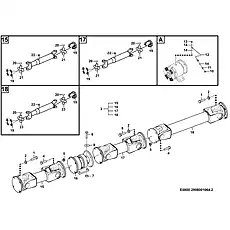 Lock ring - Блок «Propeller shaft assembly E0800-2908001064.2»  (номер на схеме: 20)