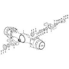 O-ring - Блок «Rear axle assembly E0910-2909020002.2 AL42H»  (номер на схеме: 120)