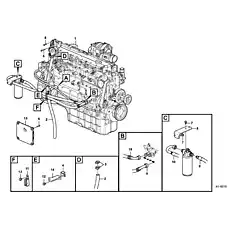 Parafuso do flange - Блок «Двигатель A1-6210»  (номер на схеме: 12)