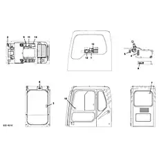 Adesivo - Блок «Наклейки, кабина G32-6210»  (номер на схеме: 14)