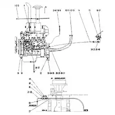 SPLINT PIN GB91-2*12EpZn-Q235A - Блок «Дизельный двигатель в сборе»  (номер на схеме: 7)