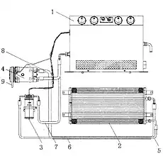 Evaporator ZG30.11XG - Блок «Воздушный кондиционер»  (номер на схеме: 1)