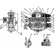 Plate gdf-32-04 - Блок «Клапан управления dfs-25-16 (331005)»  (номер на схеме: 9)