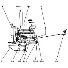 Cooling unit LY-930S2 - Блок «Двигатель в сборе 2»  (номер на схеме: 1)
