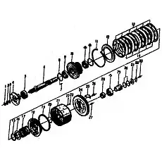 Roller bearing GBT297-7507 - Блок «Входной вал в сборе (330101)»  (номер на схеме: 5)