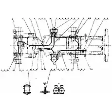 Pneumatic cylinder - Блок «Рабочий тормозной узел»  (номер на схеме: 27)