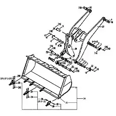 Weld pin LGВ301 -60*95* 170-40Cr - Блок «Рабочее оборудование 3»  (номер на схеме: 5)