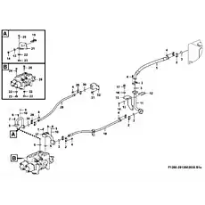 Hose assembly - Блок «Гидравлическое управление в сборе F1200-2912002930.S1A»  (номер на схеме: 18)