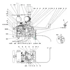 BOLT GB16674-M10*35EpZn-8.8 - Блок «Дизельный двигатель в сборе»  (номер на схеме: 2)