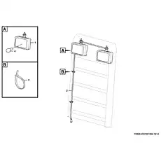Wiring harness - Блок «Электрическая система капота P4500-2937001992.1S1D»  (номер на схеме: 2)