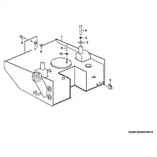 Spring washer GB93-24-65Mh - Блок «Система топливного бака A0200-2902001494.S»  (номер на схеме: 3)
