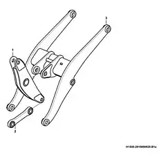 Lifting arm - Блок «Рабочее оборудование в сборе H1500-2915000920.B1A»  (номер на схеме: 3)