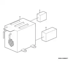 Cooling package 1301010 - Блок «Отопитель N3520-4190000917 (110005)»  (номер на схеме: 2)