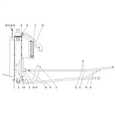 BOLT JB999-M24*1.5*50-35 - Блок «Радиатор в сборе»  (номер на схеме: 3)