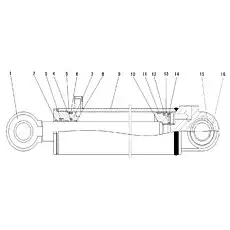 SPHERICAL PLAIN BEARING - Блок «Цилиндр рулевого управления (371368)»  (номер на схеме: 15)