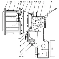 WASHER - Блок «Система коробки передач»  (номер на схеме: 22)