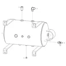 Relief valve  LG09-AQF - Блок «Воздушный ресивер J2-2922001223»  (номер на схеме: 2 )