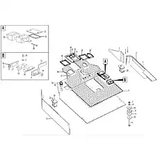Floor mat   - Блок «Аксессуары для кабины L3-2931001625»  (номер на схеме: 11 )