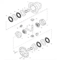 Axle shaft  61A0262 - Блок «Differential side gear E8-2907002025080»  (номер на схеме: 8 )