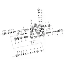 Valve seat  ZL30.05.17-12A - Блок «Transmission control LG03-BSF valve D3-4120000064 (350802)»  (номер на схеме: 21 )
