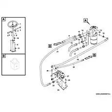 O-ring  OLGB168-11924 - Блок «Система рулевого механизма I2000-2920000879.A»  (номер на схеме: 23 )