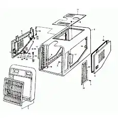 PNEUMATIC SPRING - Блок «Капот дизельного двигателя в сборе»  (номер на схеме: 18)
