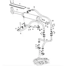 Rubber plate - Блок «Tilt cylinder assembly F4-2914001061»  (номер на схеме: 18)
