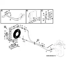 Intermediate pipe - Блок «Cooling system A0300-2903002331.S»  (номер на схеме: 10)