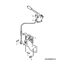 Control mechanism LG23-953B - Блок «Parking brake assembly J2300-2923000870.S1b»  (номер на схеме: 5)