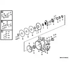 Ball bearing GB276-6017 - Блок «Torque converter (370804) B0410-4110002522»  (номер на схеме: 11)