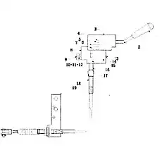 MOUNTED PLATE - Блок «LG953 Управляющий вал трансмиссии»  (номер на схеме: 9)