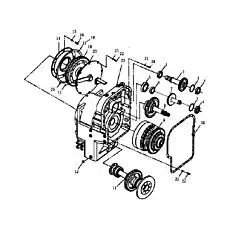 Drive shaft gear - Блок «A307a Трансмиссия в сборе»  (номер на схеме: 2)